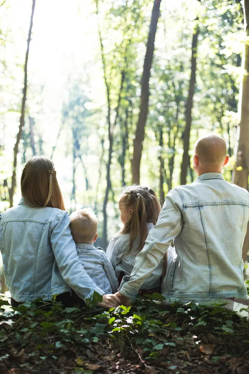 Family in nature — Arcae life verification